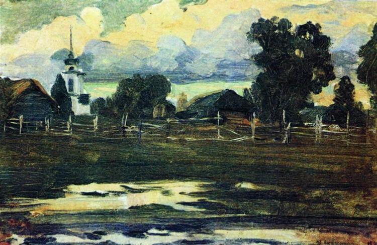 By evening, 1899 - Ісак Левітан