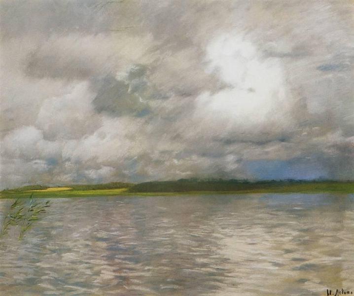Cloudy Day., 1895 - Isaac Levitan