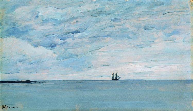Sea by the coasts of Finland, 1896 - 艾萨克·伊里奇·列维坦