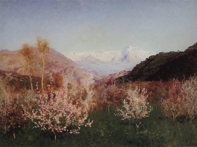 Springtime in Italy, 1890 - Ісак Левітан