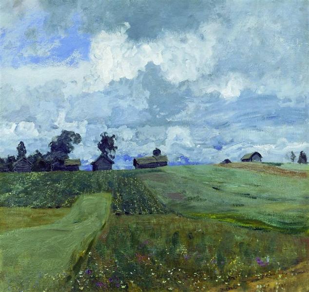Stormy day, 1897 - Isaak Iljitsch Lewitan
