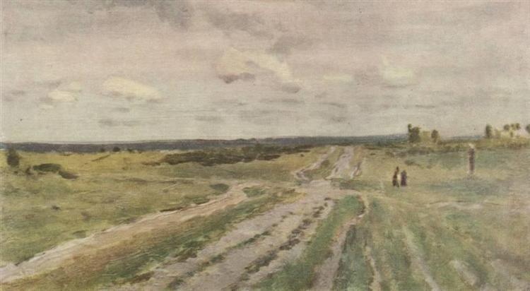 The Vladimir's road, 1892 - 艾萨克·伊里奇·列维坦