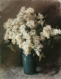 White Lilac - Isaac Levitan