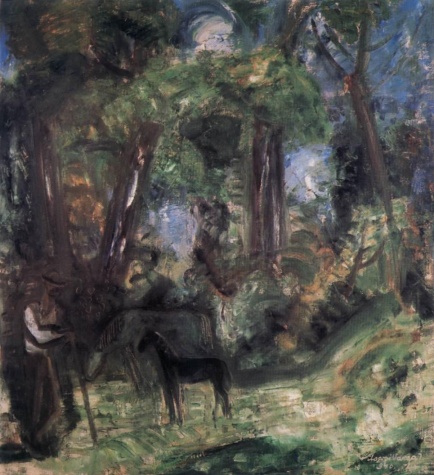 Forest Scene with Colt, 1940 - Istvan Ilosvai Varga