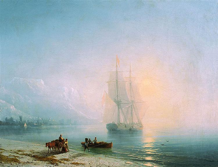 Calm Sea, 1863 - Iván Aivazovski