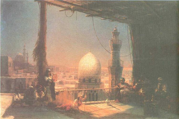 In Cairo, 1881 - Ivan Aivazovsky