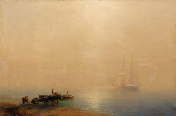 Misty morning - Ivan Konstantinovich Aivazovskii