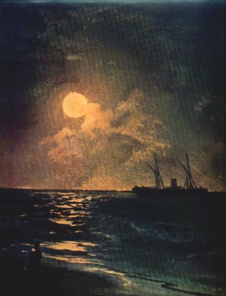 Moonlit Night - Ivan Konstantinovich Aivazovskii