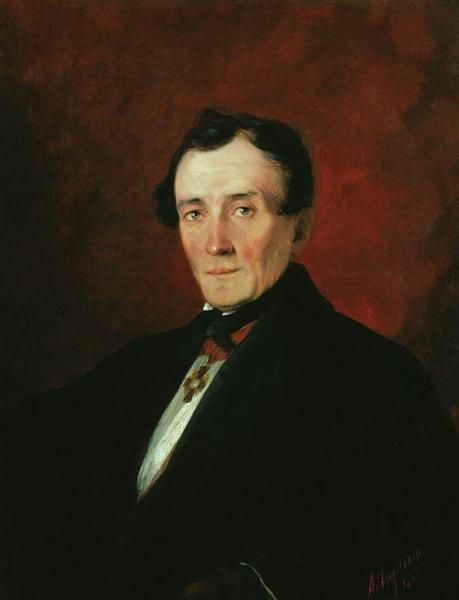 Portrait of a Man, 1850 - Iván Aivazovski