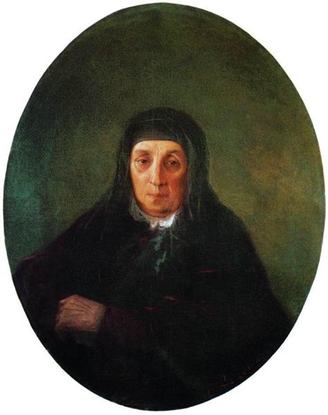 Portrait of the artist's grandmother Ashkhen, 1858 - Iwan Konstantinowitsch Aiwasowski