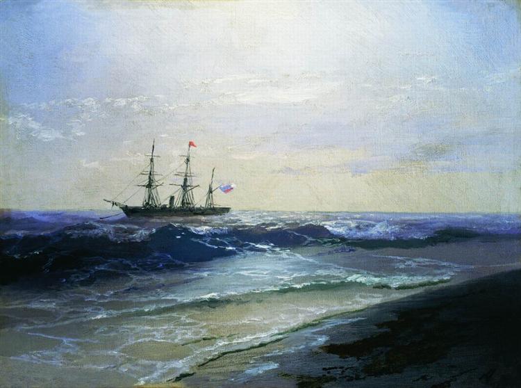 Sea. Sunny Day - Ivan Konstantinovich Aivazovskii