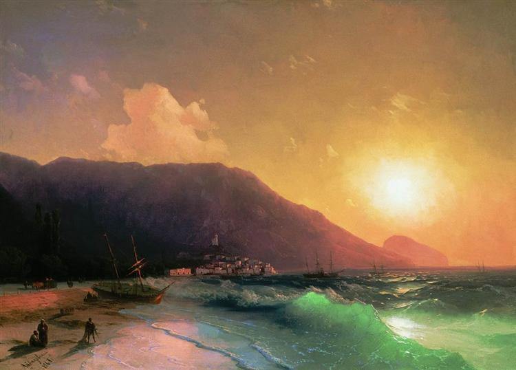 Sea view, 1867 - Iván Aivazovski