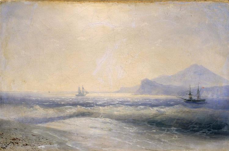 Sea view, 1892 - Iván Aivazovski