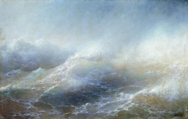 Sea view, 1895 - Iván Aivazovski