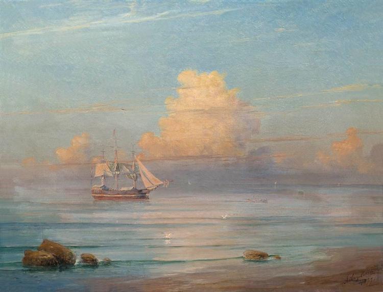 Sea view, 1899 - Iwan Konstantinowitsch Aiwasowski
