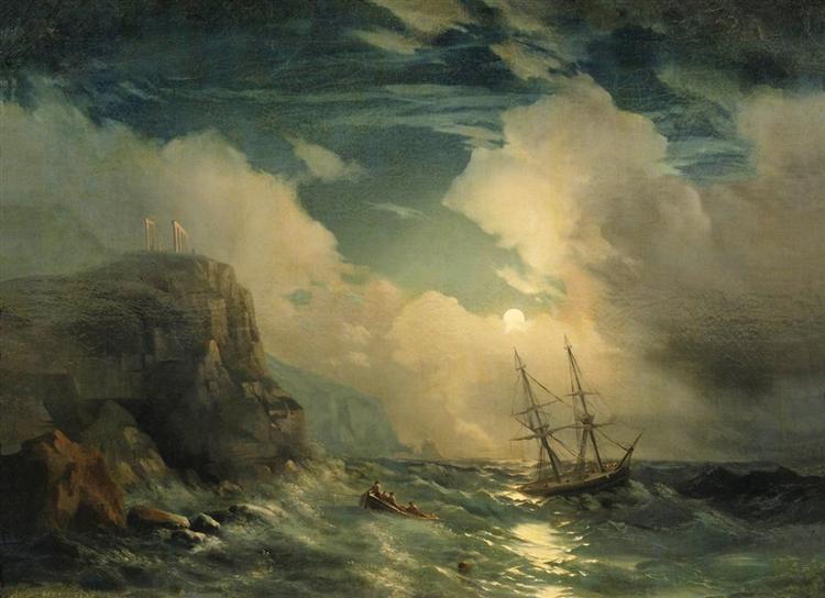 Морской пейзаж, 1856 - Иван Айвазовский