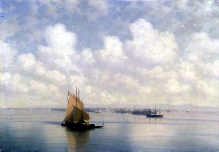 Морський пейзаж, 1871 - Іван Айвазовський