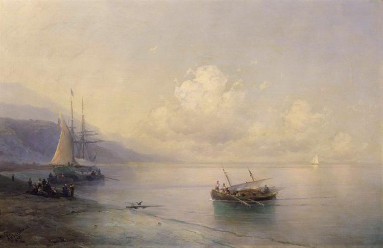 Seascape, 1898 - Ivan Konstantinovich Aivazovskii