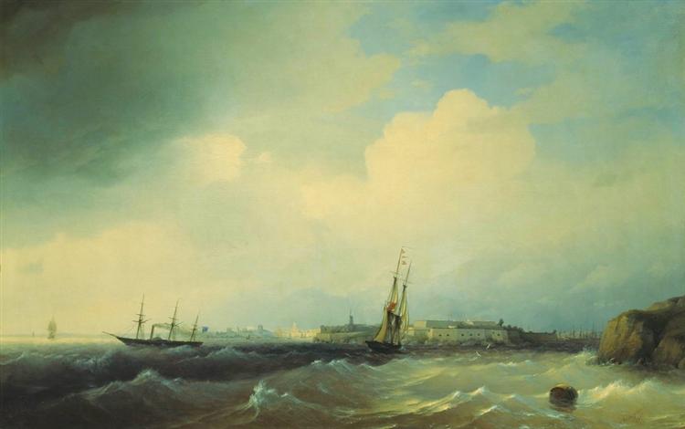 Sveaborg, 1844 - Iván Aivazovski