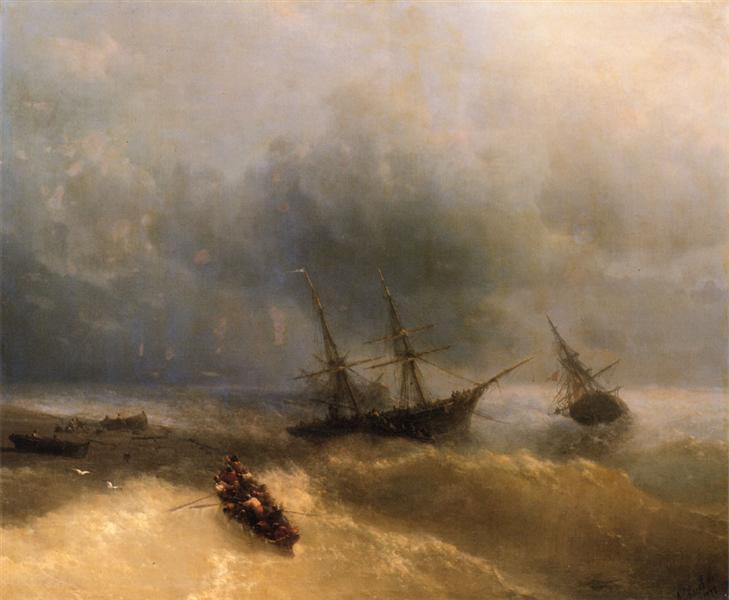 The Shipwreck - Iwan Konstantinowitsch Aiwasowski