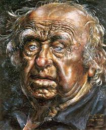 Self Portrait Face - Ivan Albright