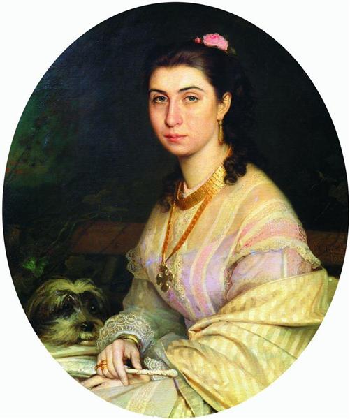 Portrait of a Woman, 1867 - Iwan Nikolajewitsch Kramskoi