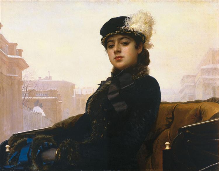 Portrait of a woman, 1883 - 伊凡·克拉姆斯柯依