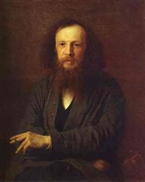 Portrait de Dmitry Mendeleyev - Ivan Kramskoï