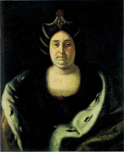 Tsarina Praskovia Fedorovna Saltikova, widow of Ivan V - Ivan Nikitin