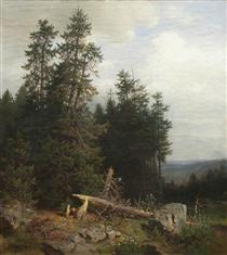 At the edge of the forest - Iván Shishkin