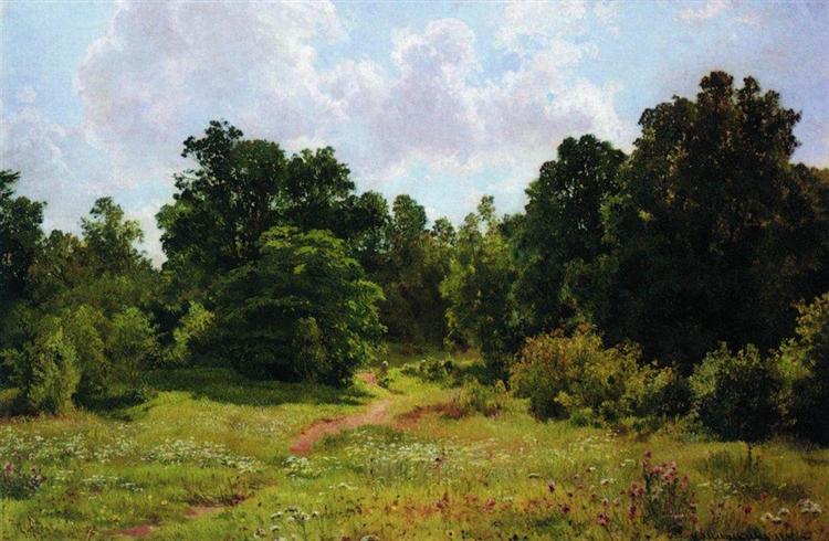 Edge of the deciduous forest, 1895 - Iwan Iwanowitsch Schischkin