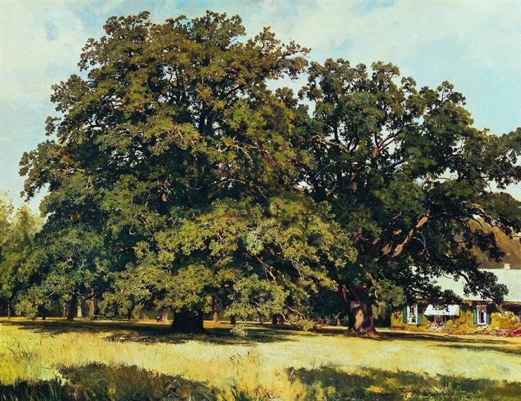 The Mordvinovo Oaks, 1891 - Iván Shishkin