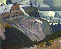 Dark Autumn, Rocky Mountains - J. E. H. MacDonald