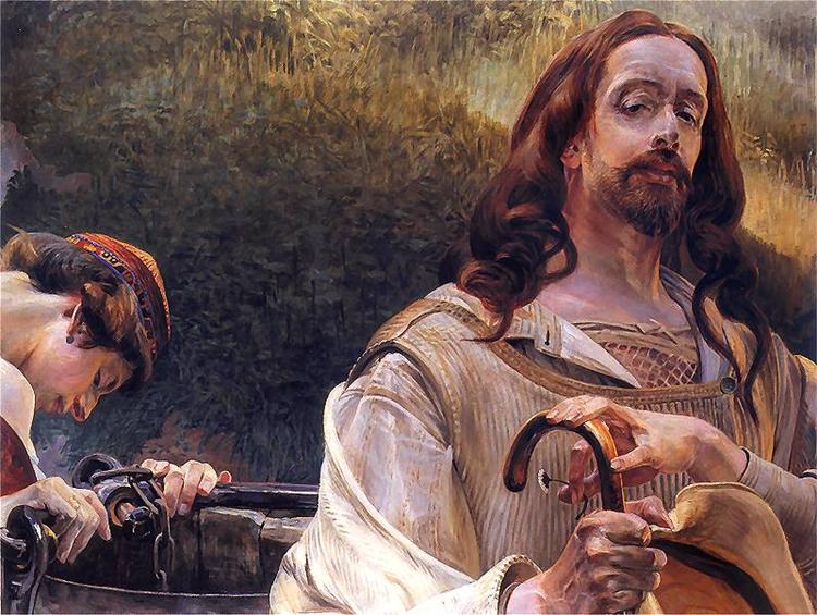 Christ and the Samaritan Woman - Jacek Malczewski
