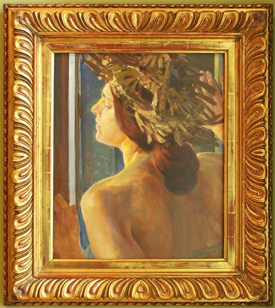 Study of a woman by the window - Яцек Мальчевський