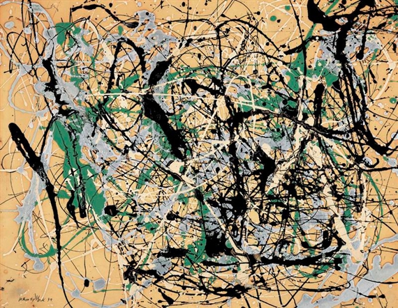 Number 17, 1949 - Jackson Pollock - WikiArt.org