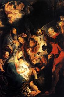 Adoration of the Shepherds - Jacob Jordaens