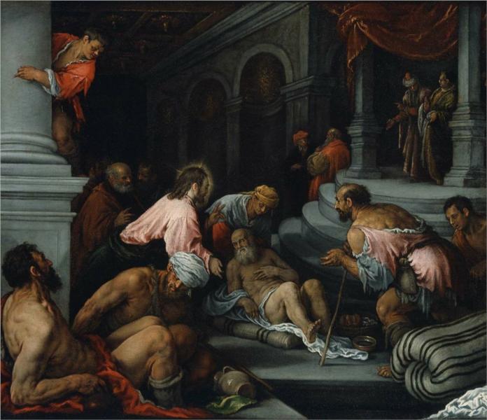Christ Healing the Lame Man, 1571 - Jacopo Bassano