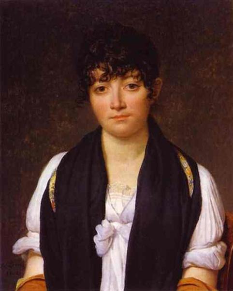 Portrait of Suzanne Le Pelletier de Saint Fargeau, 1804 - 雅克-路易‧大衛