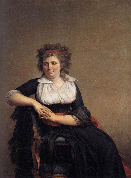 Robertine Tourteau, Marquise d'Orvilliers, 1790 - Jacques-Louis David