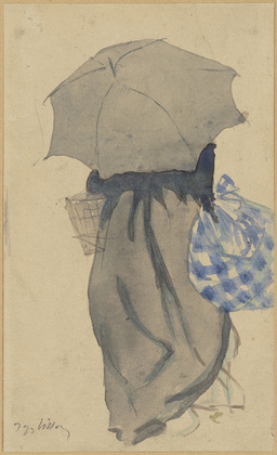 Woman with Umbrella, 1900 - Жак Вийон