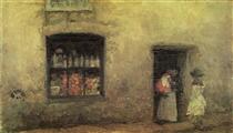 An Orange Note: Sweet Shop - James McNeill Whistler