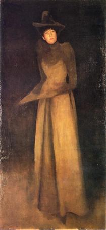 Harmony in Brown: The Felt Hat - James McNeill Whistler