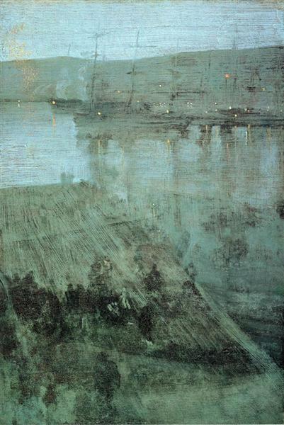 Nocturne in Blue and Gold Valparaiso Bay, 1866 - Джеймс Эббот Макнил Уистлер
