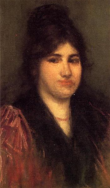 Rose (aka The Napolitaine), c.1897 - Джеймс Вістлер