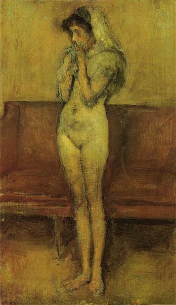 Rose and Brown: La Cigale, c.1898 - James Abbott McNeill Whistler
