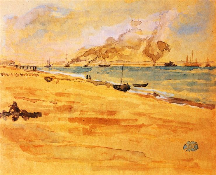 Study for Mouth of the River, 1876 - 1877 - 惠斯勒