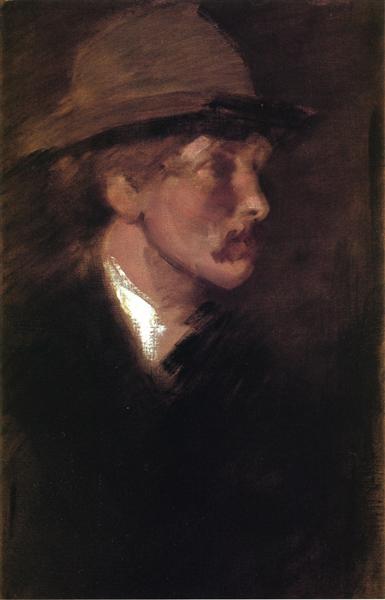 Study of a Head, c.1881 - c.1885 - James Abbott McNeill Whistler