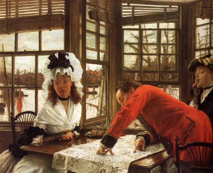 An Interesting Story 1872 James Tissot WikiArt