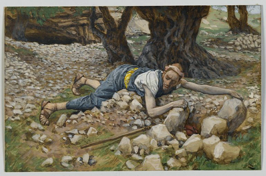 The Hidden Treasure, illustration from 'The Life of Our Lord Jesus